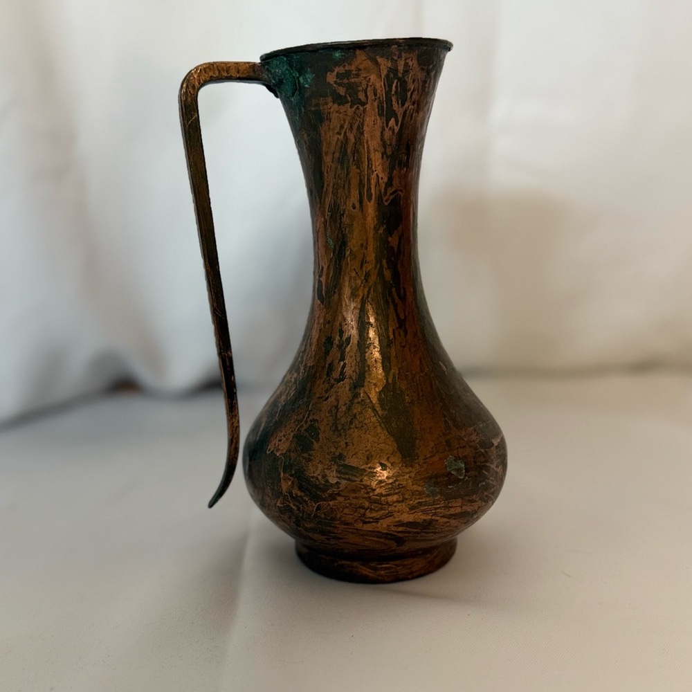 Vintage Copper Pitcher - Picture 3 of 9